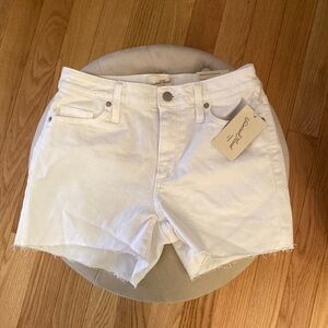 NWT Universal Thread High-Rise Denim Midi Shorts